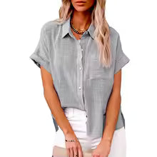 Camisa de Lino Relaxed Fit
